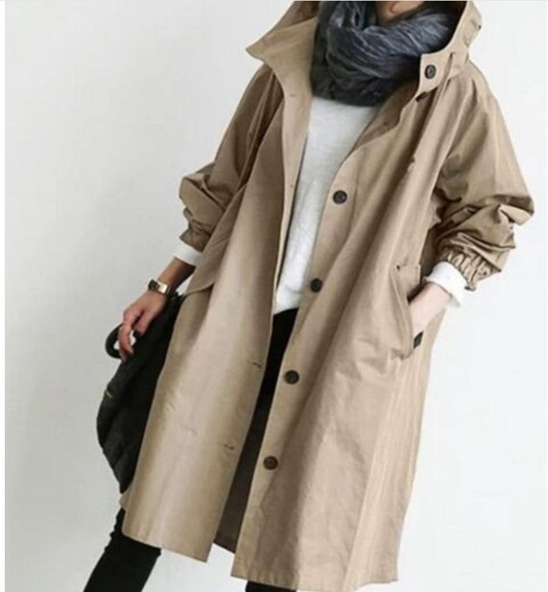 Valenzora | Trenchcoat mit Kapuze
