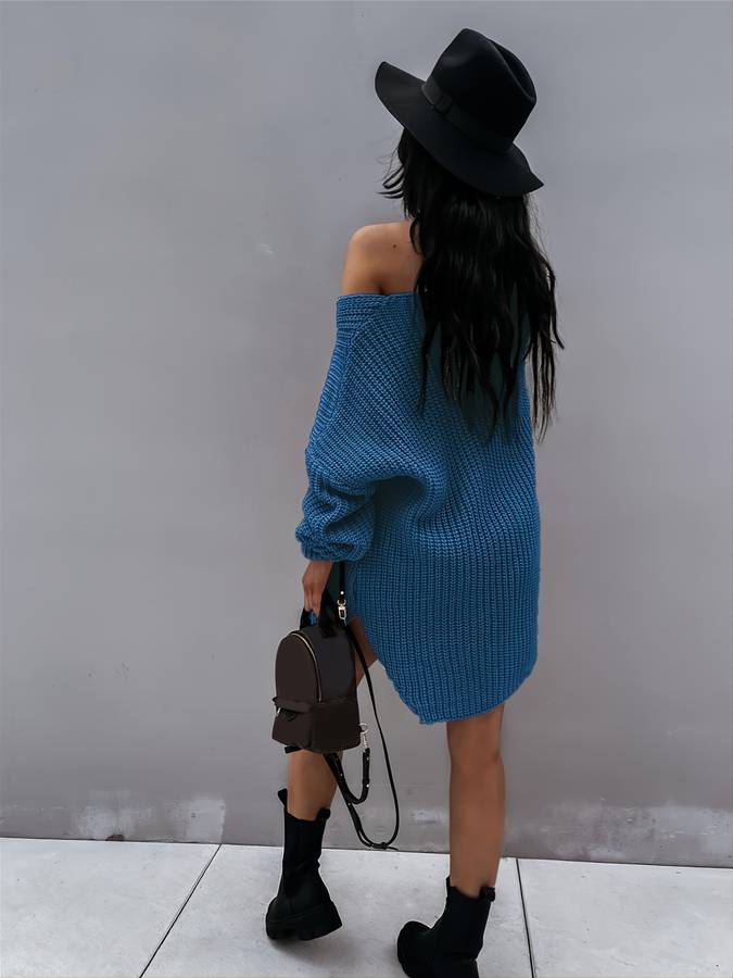 Valenzora – Übergroßes Strickkleid
