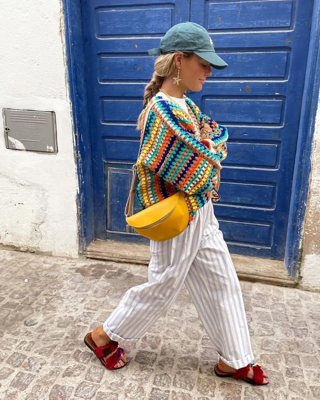 Valenzora | Colorful crocheted cardigan