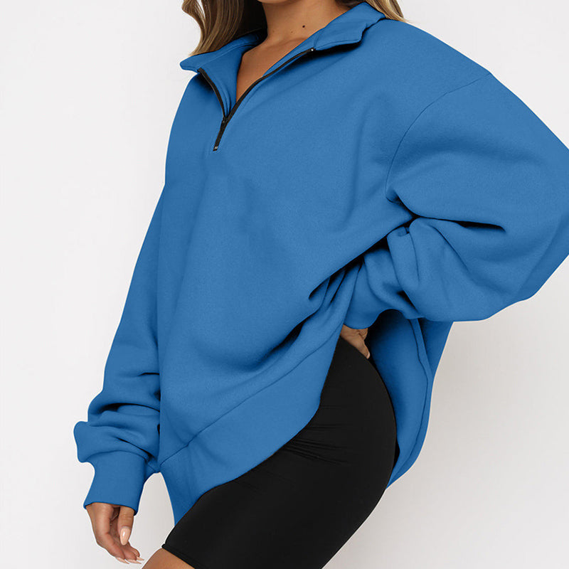 Tatum™ - Damen Sweatshirt mit Kragen