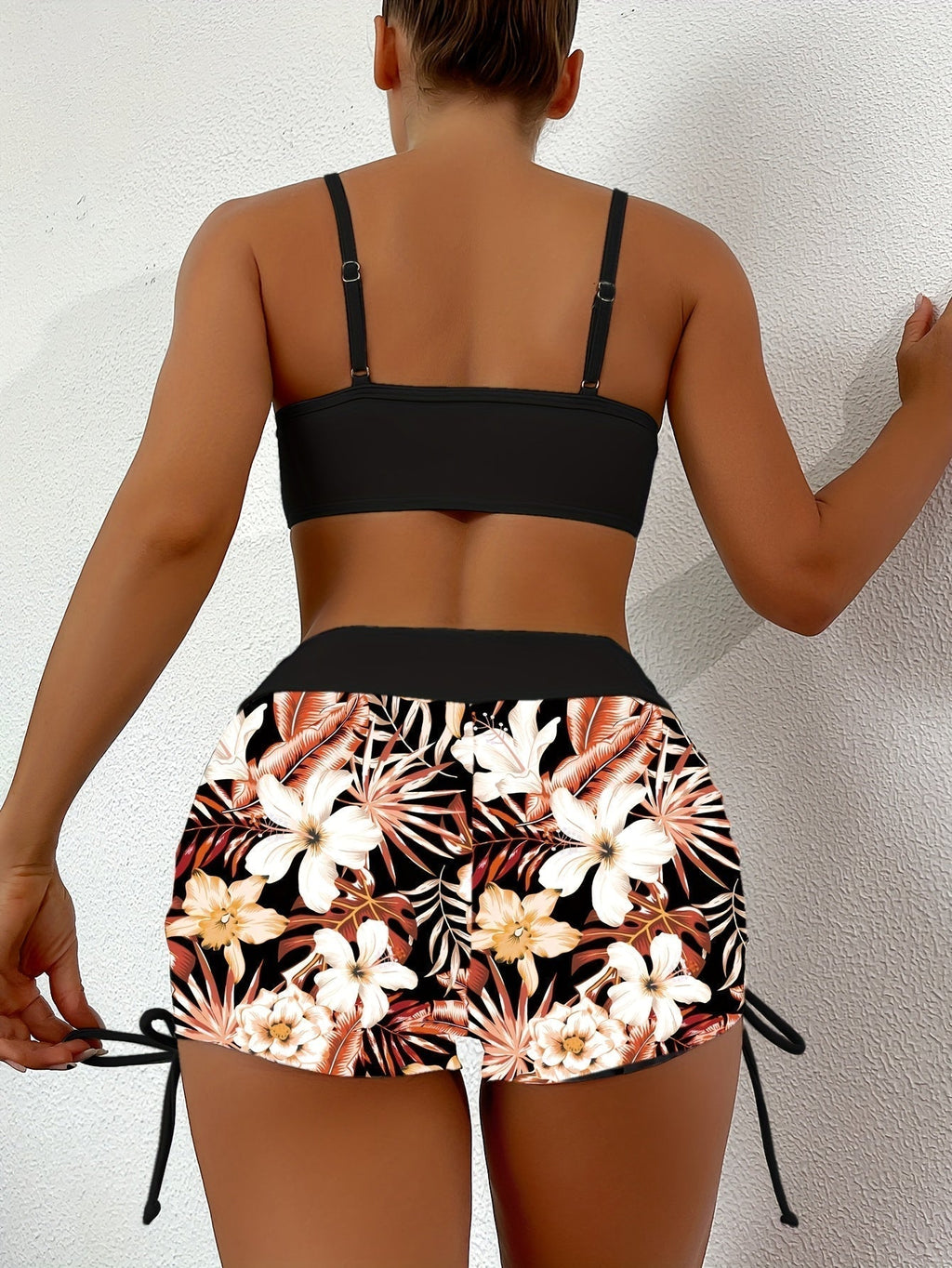 Valenzora | High-waisted Bikini-Set mit Tunnelzug für Damen