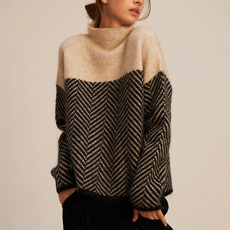 Valenzora | Women's roll-neck sweater for warm winters