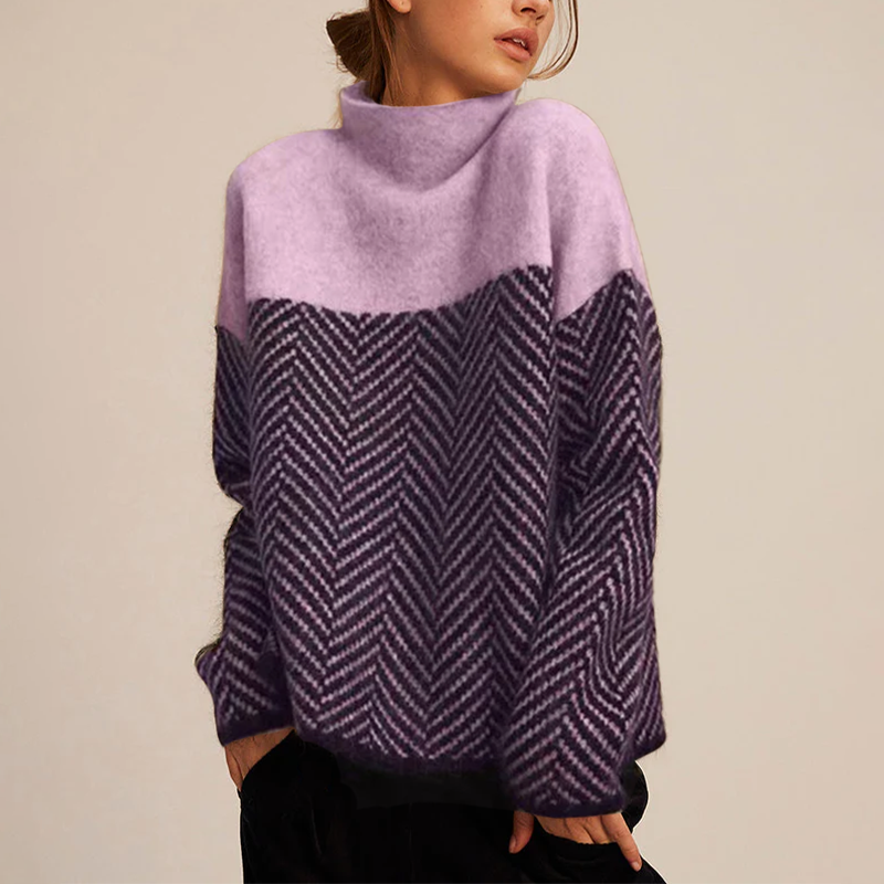 Valenzora | Women's roll-neck sweater for warm winters