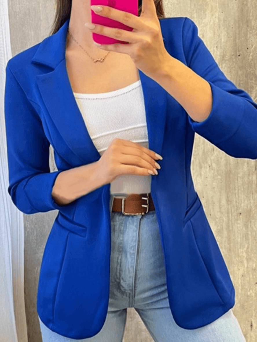 Valenzora | Women's Elegant Green Blazer