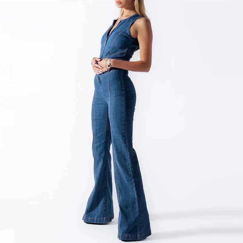 Valenzora | Overall women's elegant blue