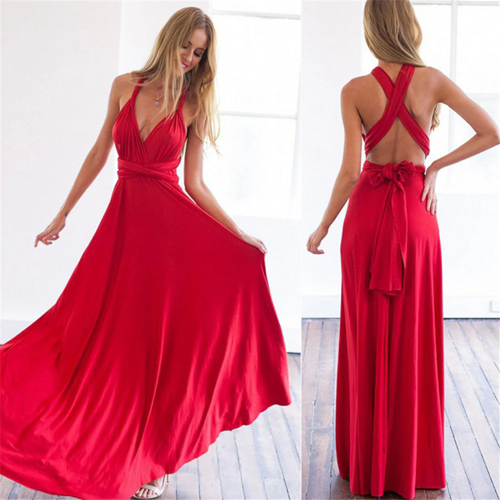 Valenzora | Elegantes Wickelkleid für Damen Abendkleid