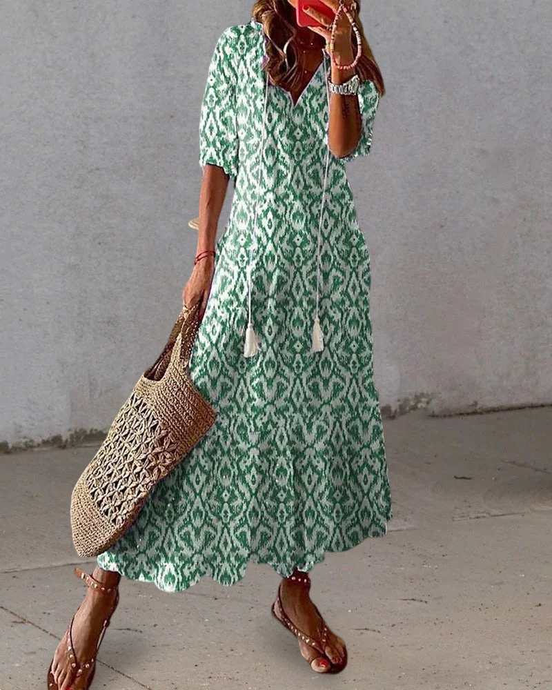 Valenzora | Women's Elegant Boho Summer Dress