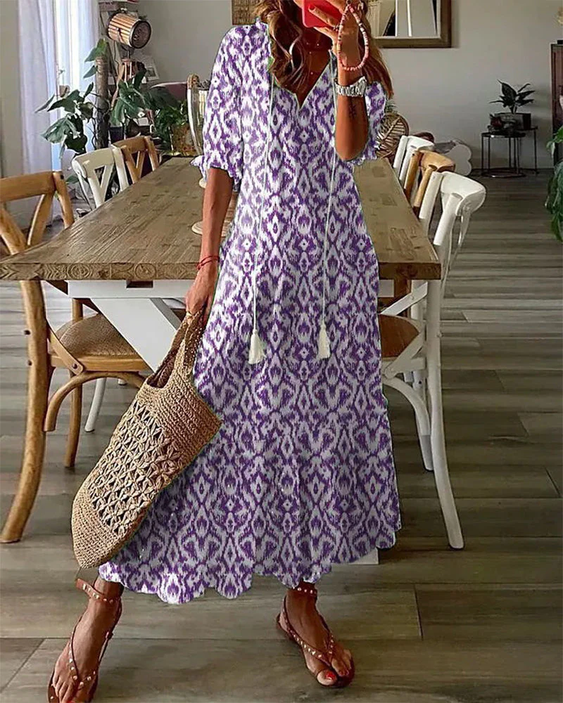 Valenzora | Women's Elegant Boho Summer Dress