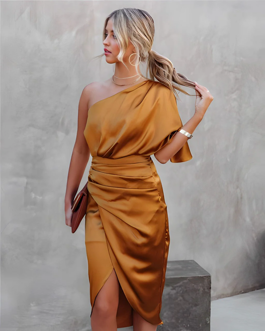Valenzora | Festliches Midi-Wickelkleid Elegant