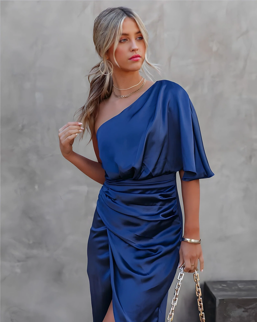 Valenzora | Festliches Midi-Wickelkleid Elegant