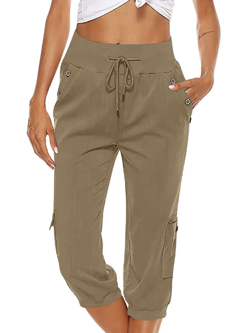 Valenzora | Women's High-Waisted Casual Trousers