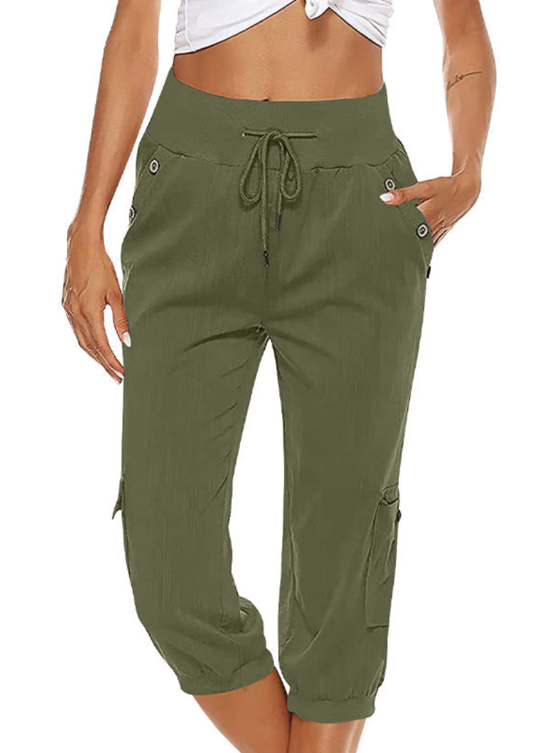 Valenzora | Women's High-Waisted Casual Trousers