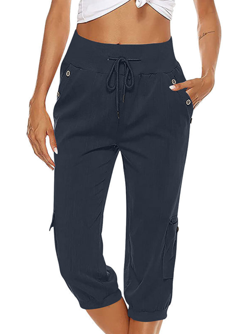 Valenzora | Women's High-Waisted Casual Trousers