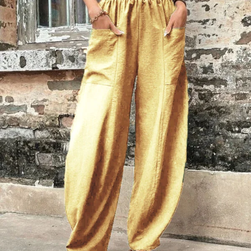 Valenzora | Women's high-waist trousers, loose fit