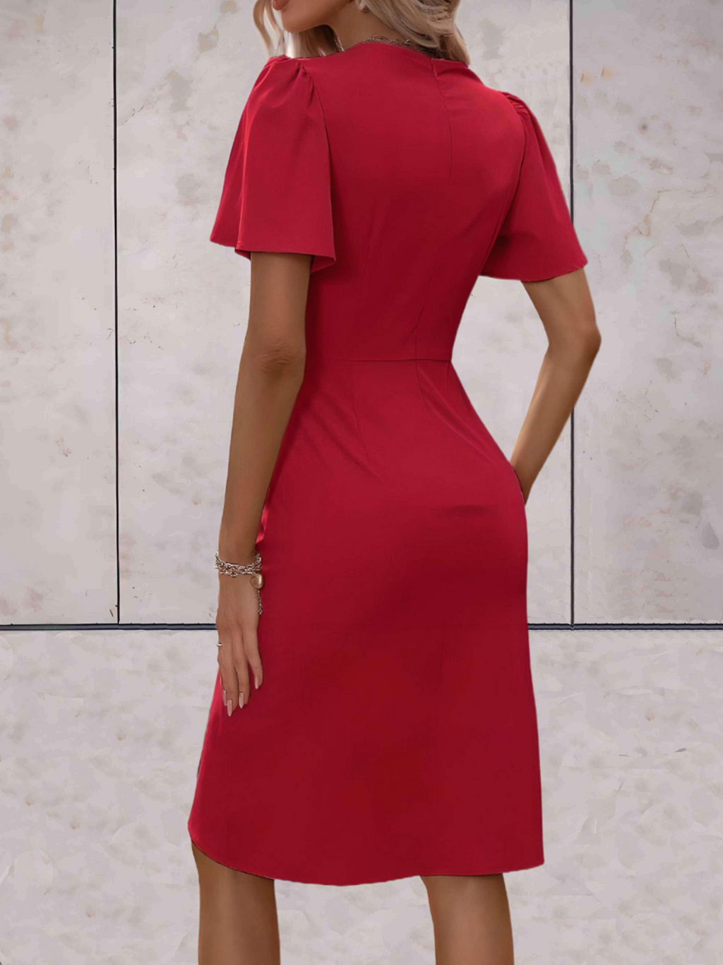 Valenzora | Wedding Guest Wrap Dress Mini