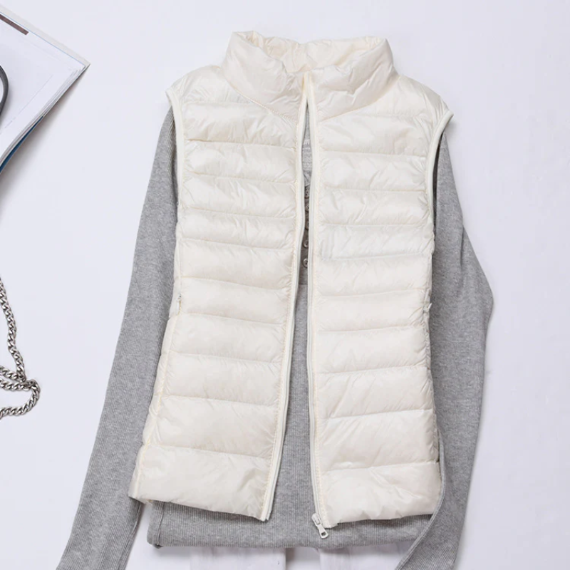 Valenzora | Women's Lightweight Quilted Jacket Sleeveless Vest