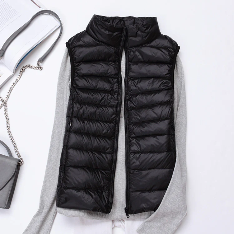 Valenzora | Women's Lightweight Quilted Jacket Sleeveless Vest