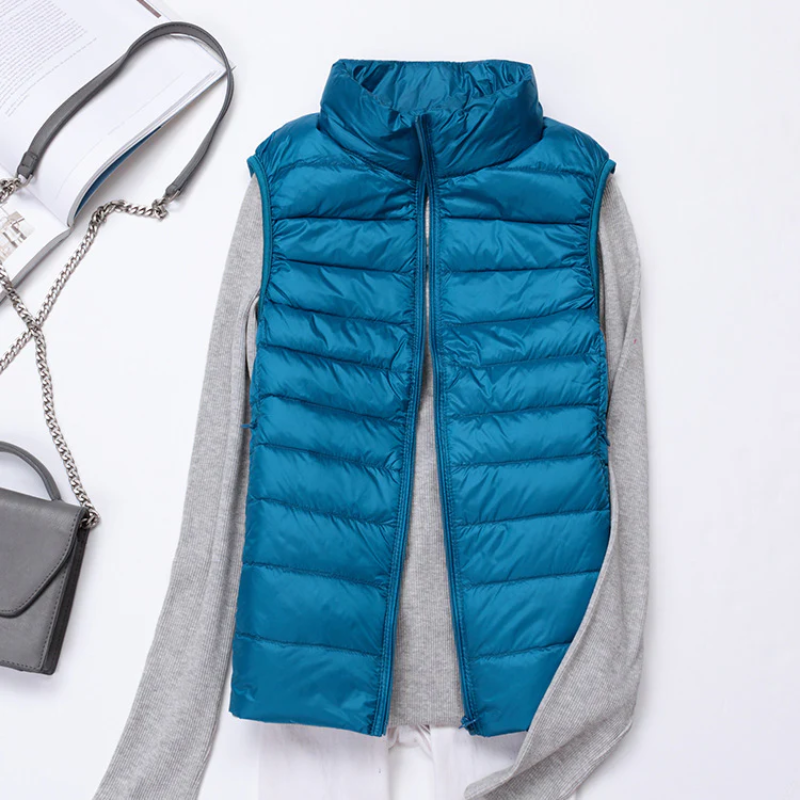 Valenzora | Women's Lightweight Quilted Jacket Sleeveless Vest