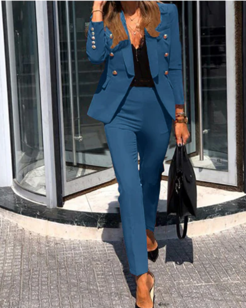 Valenzora | Women's Elegant Two-Piece Suit Set
