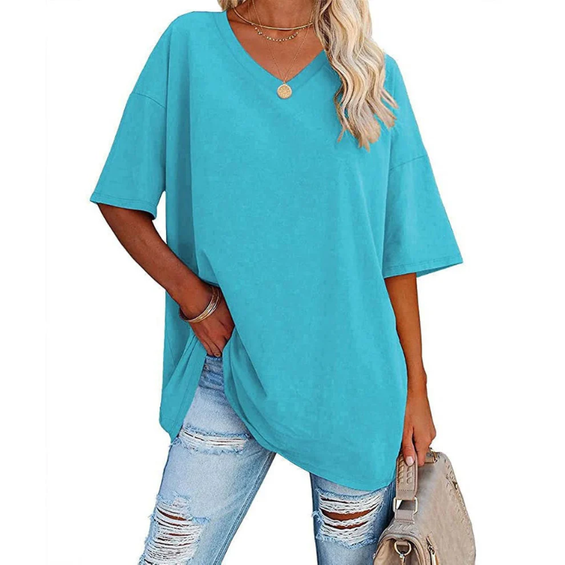 Valenzora | Damen-Shirt große Größen Schwarz