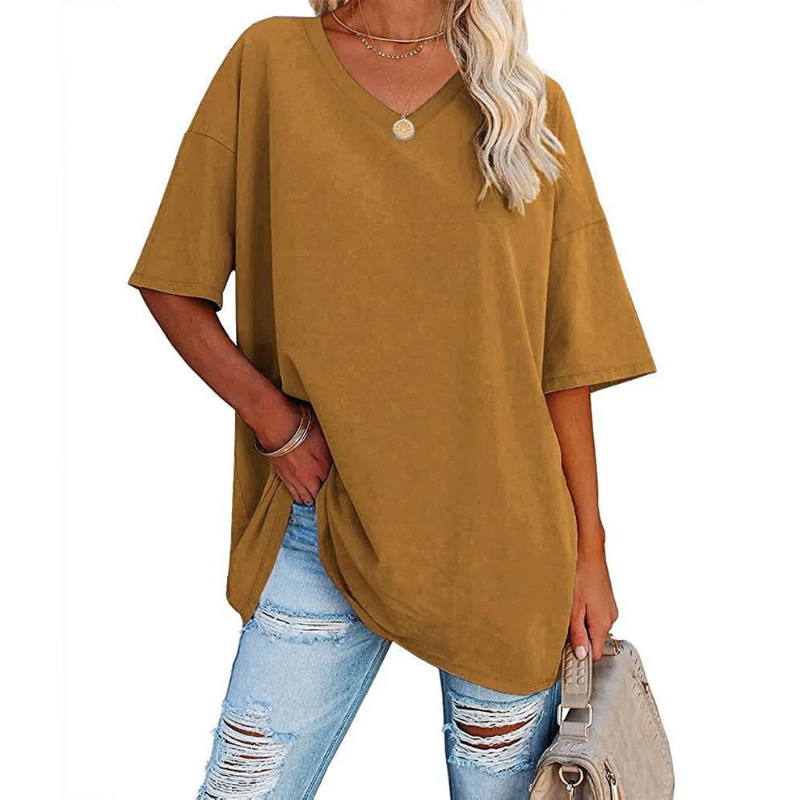 Valenzora | Damen-Shirt große Größen Schwarz