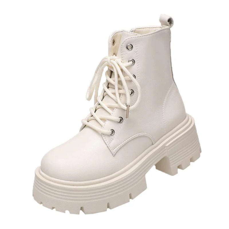 Valenzora | Women's Platform Boots Black