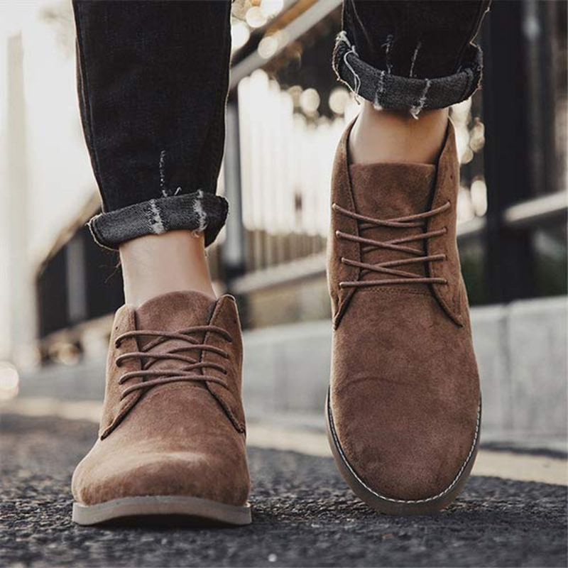 Valenzora | Women's Black Flat Ankle Boots