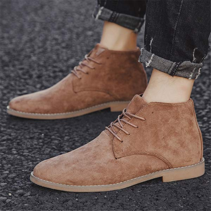 Valenzora | Women's Black Flat Ankle Boots
