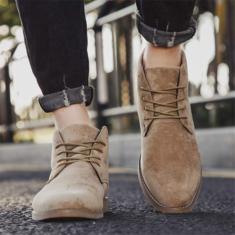 Valenzora | Women's Black Flat Ankle Boots