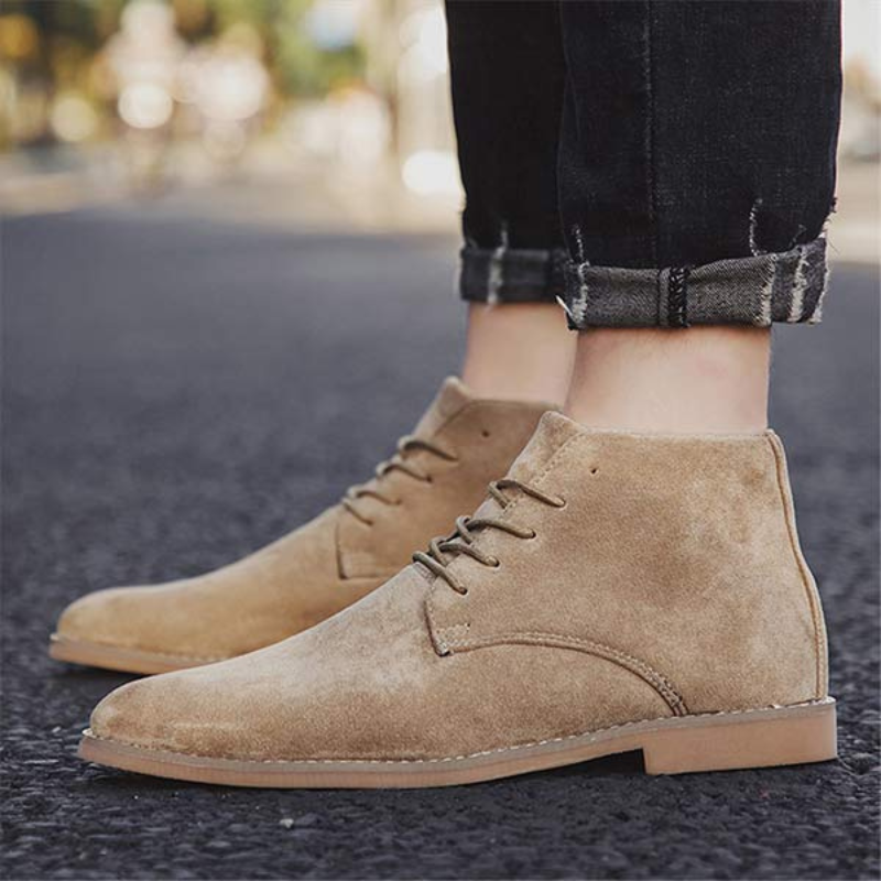 Valenzora | Women's Black Flat Ankle Boots