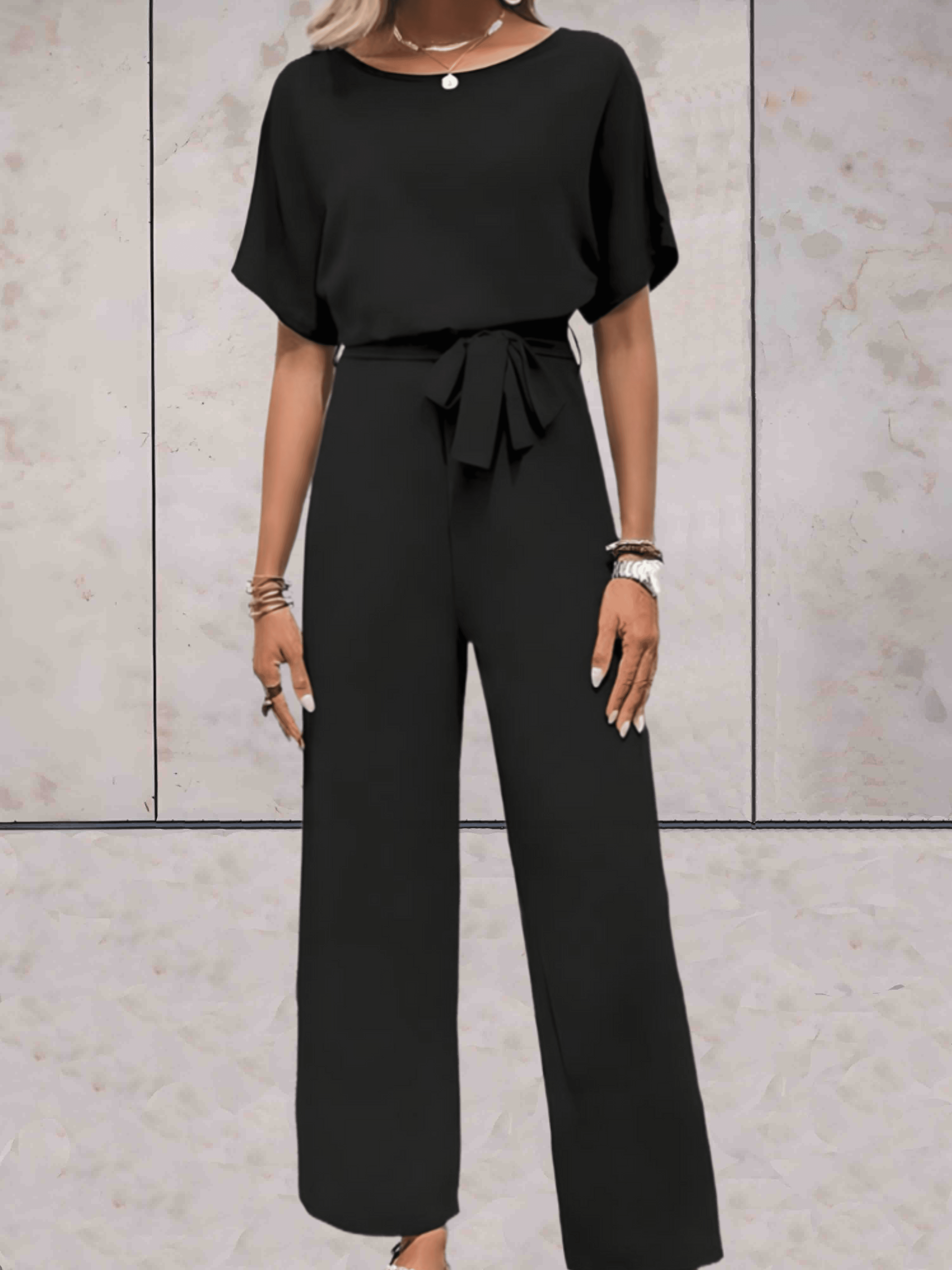 Valenzora | Eleganter Damen-Overall Schwarz