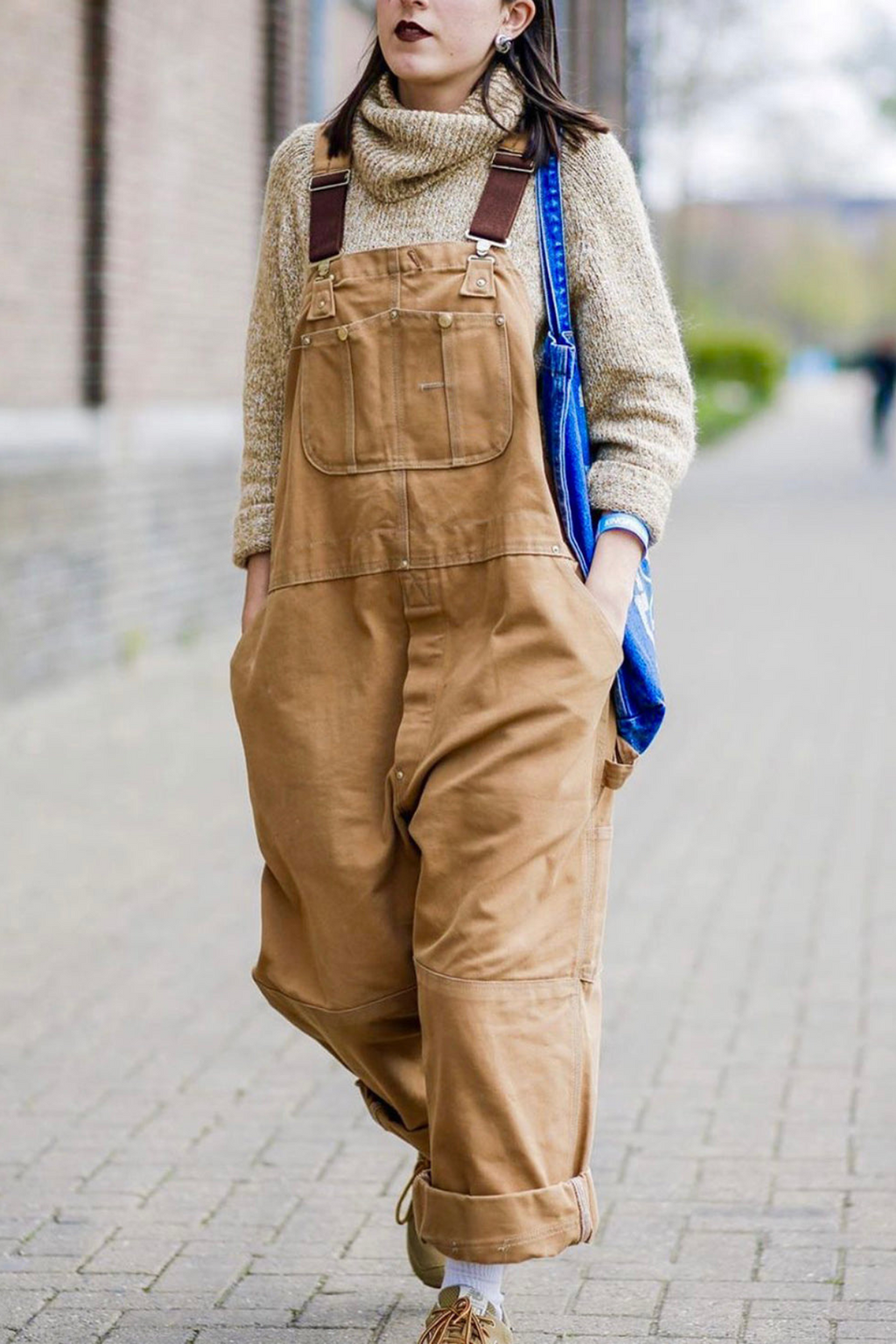 Valenzora | Locker sitzender Overall mit hoher Taille und geradem Bein