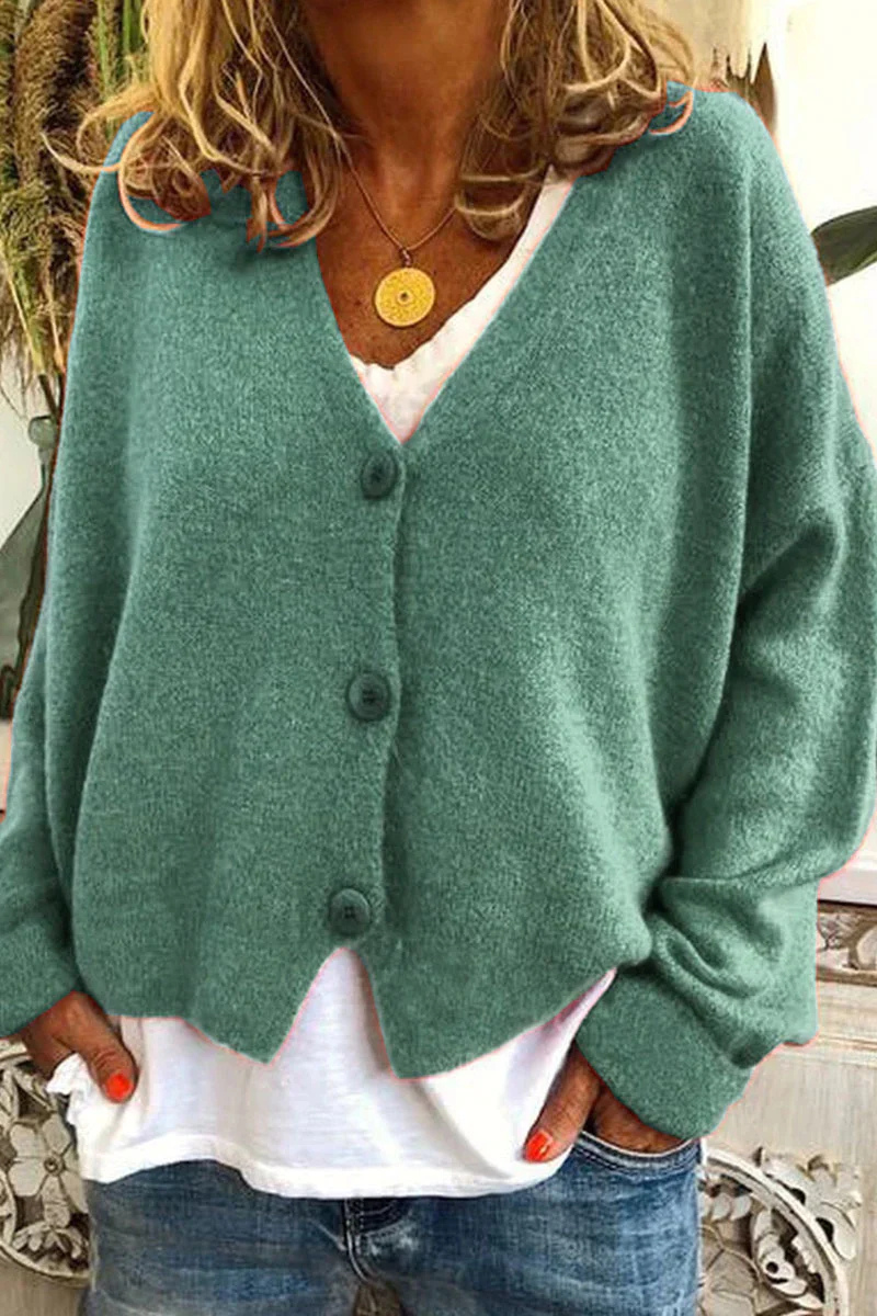 Valenzora | Women's Short Red Cardigan