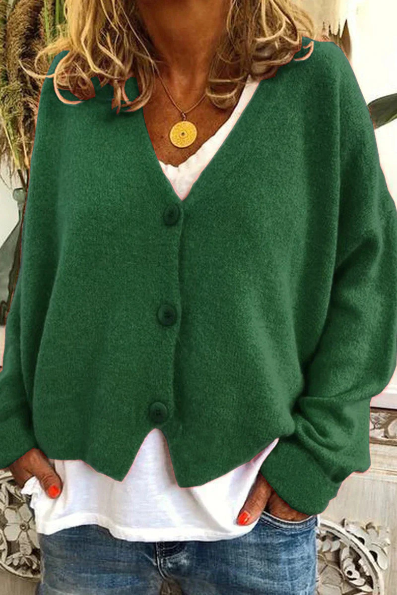 Valenzora | Women's Short Red Cardigan