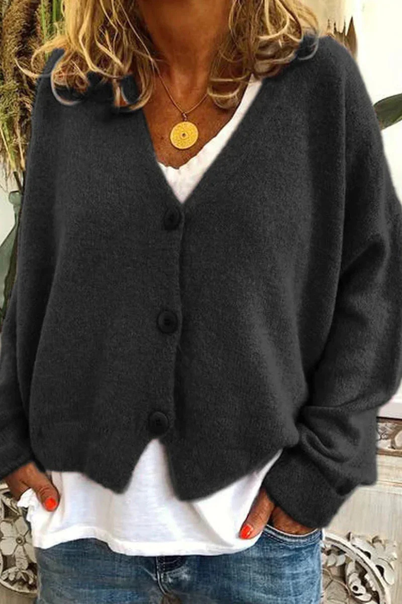 Valenzora | Women's Short Red Cardigan