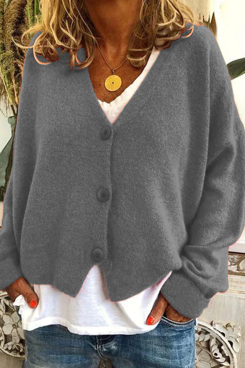 Valenzora | Women's Short Red Cardigan