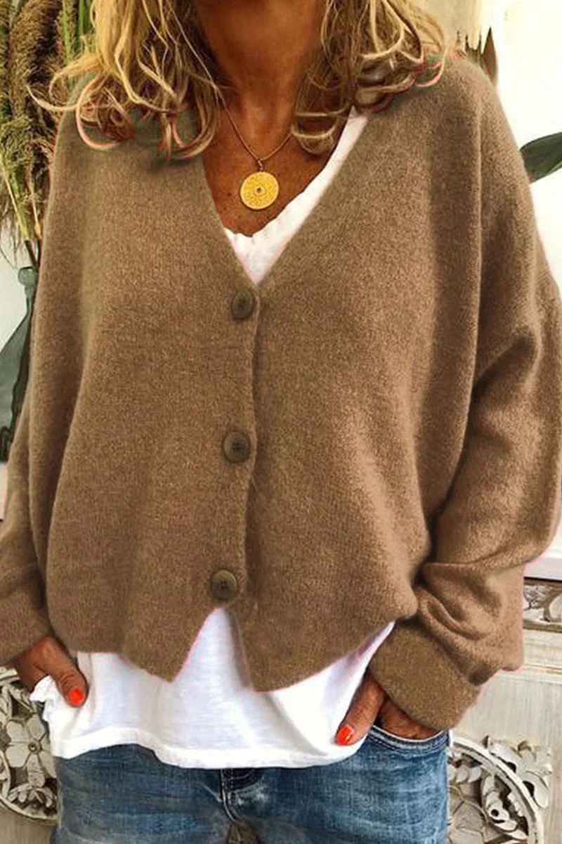 Valenzora | Women's Short Red Cardigan
