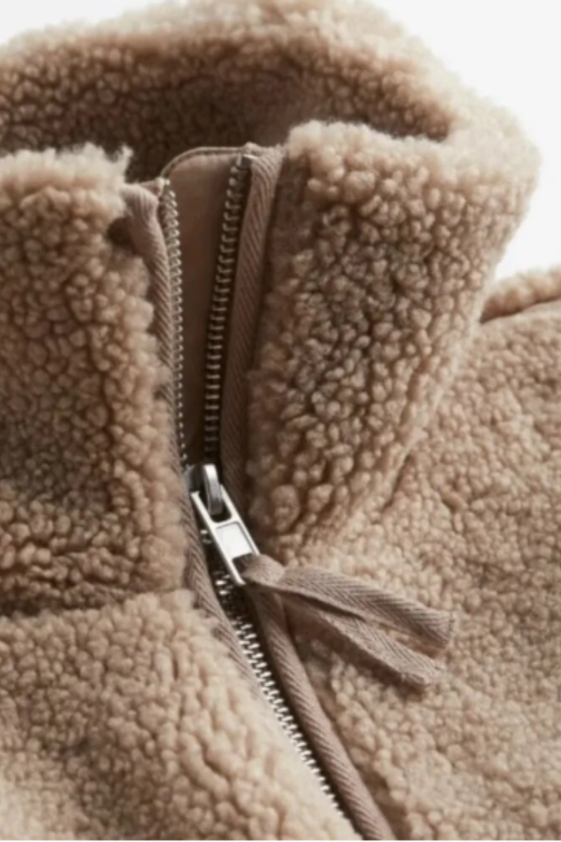 Valenzora | Women's Teddy Jacket White