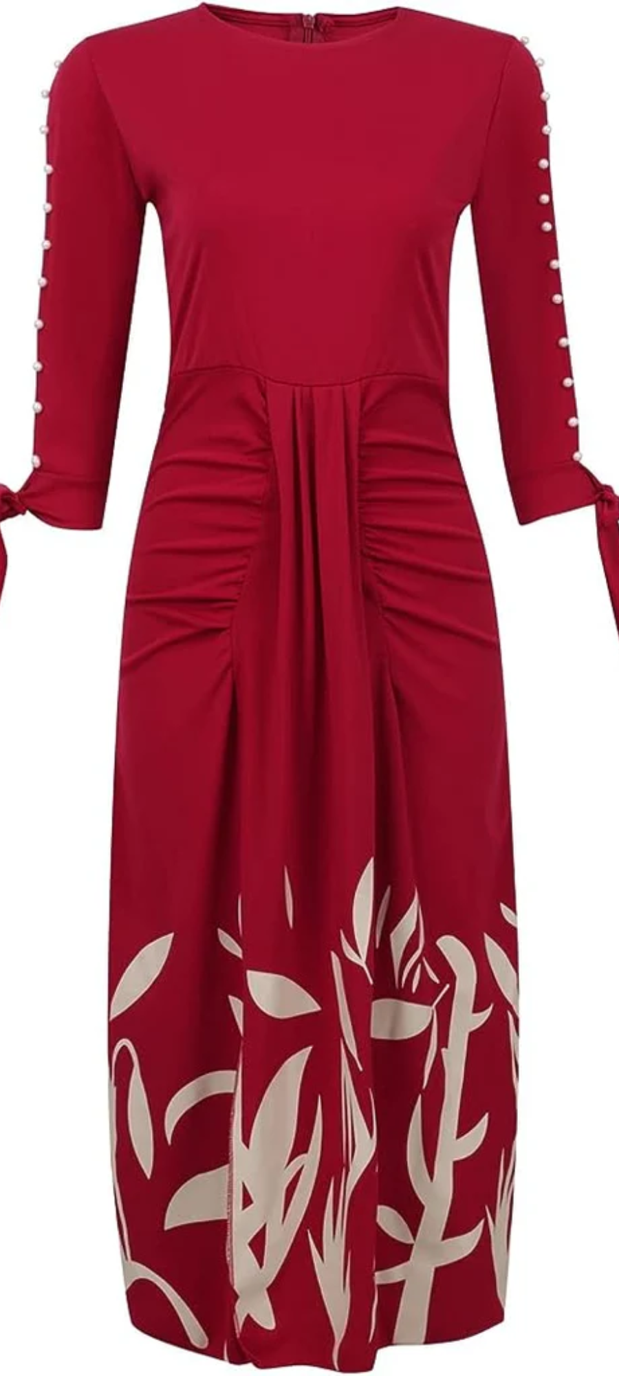 Valenzora | Festliches Midi-Wickelkleid Elegant