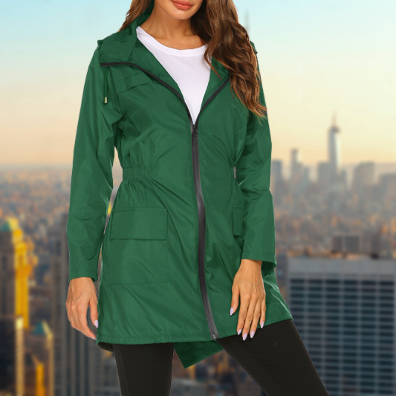 Valenzora | Wasserdichte, atmungsaktive Regenjacke für Damen