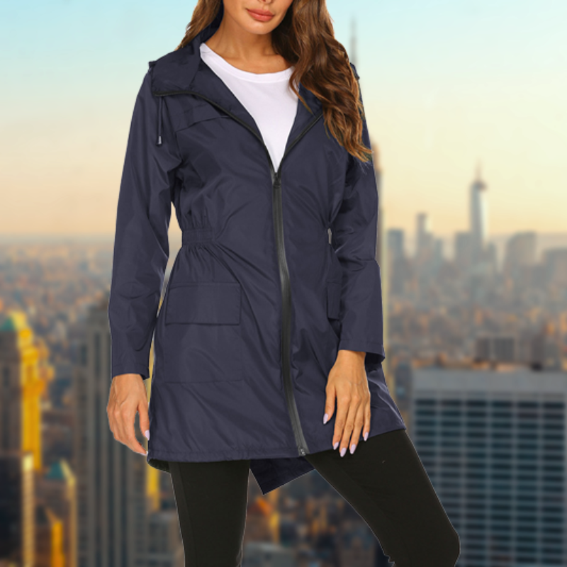Valenzora | Wasserdichte, atmungsaktive Regenjacke für Damen