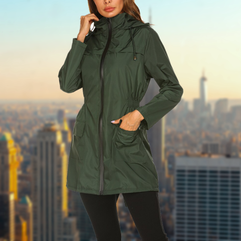 Valenzora | Wasserdichte, atmungsaktive Regenjacke für Damen