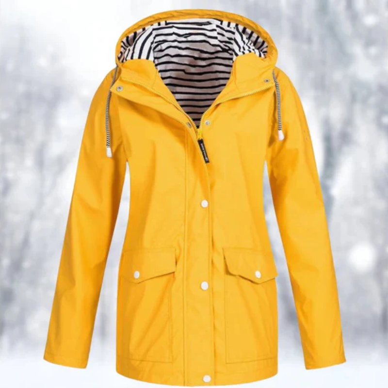 Valenzora | Wasserdichte Regenjacke für Damen mit Kapuze