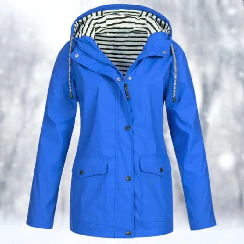 Valenzora | Wasserdichte Regenjacke für Damen mit Kapuze