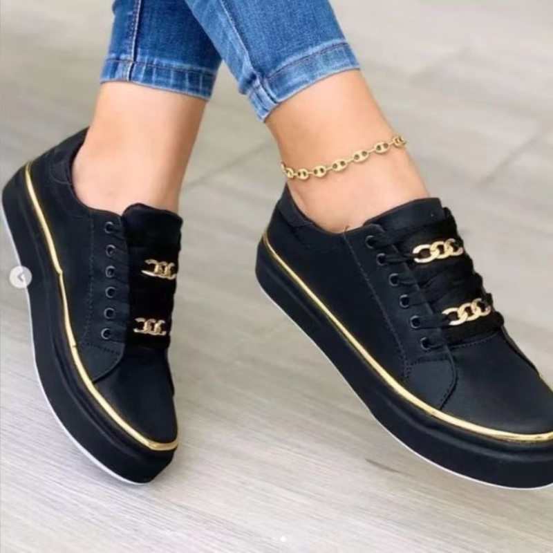 Valenzora | Women's White Sneakers Casual Style