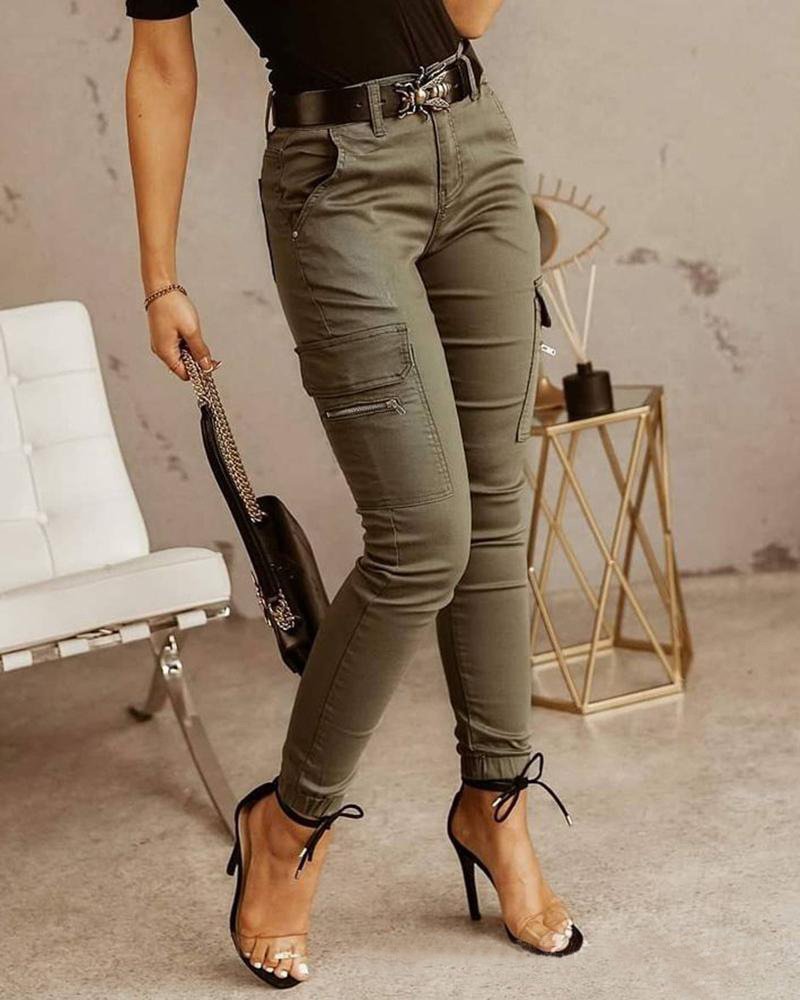 Valenzora | Trendige Cargo-Jeans für Damen – modern und bequem
