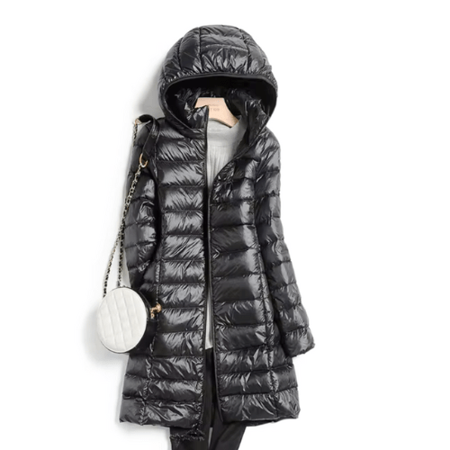 Valenzora | Ultraleichte Herbstjacke mit Kapuze, Wasserabweisende Jacke