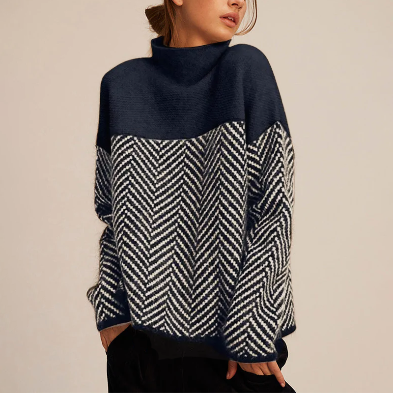 Valenzora | Women's roll-neck sweater for warm winters