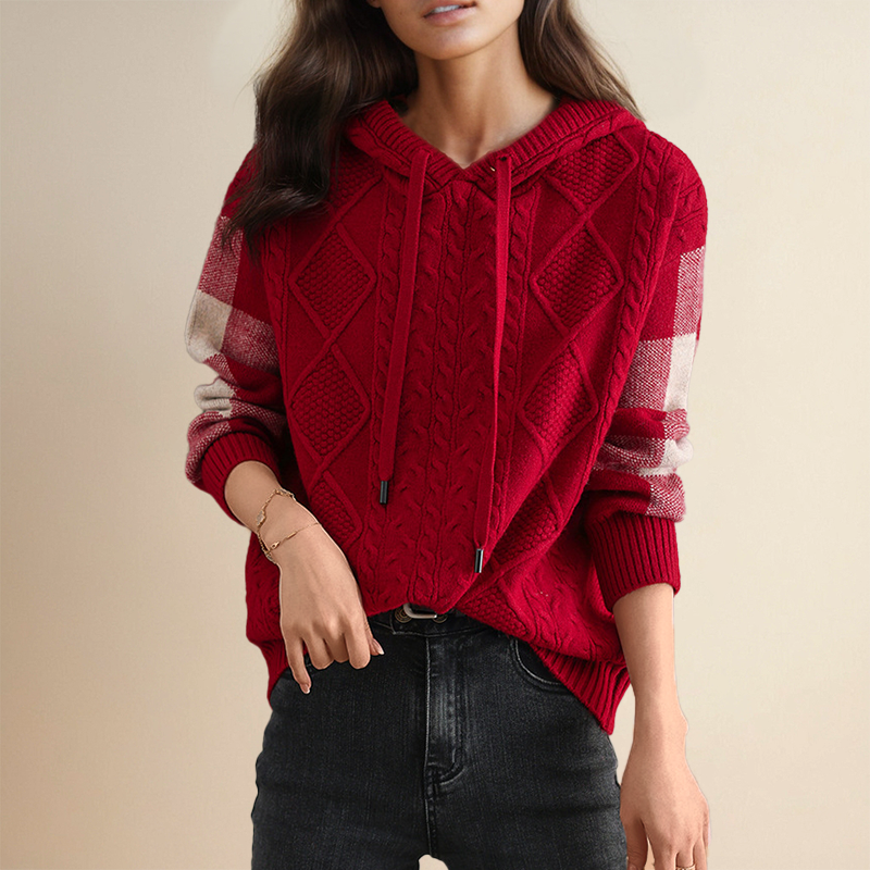 Valenzora | Jacquard Hoodie