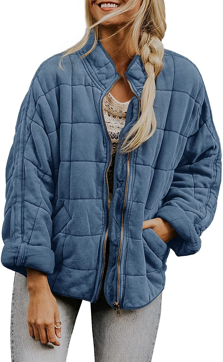 Valenzora | Lockere Jacke aus dicker Baumwolle